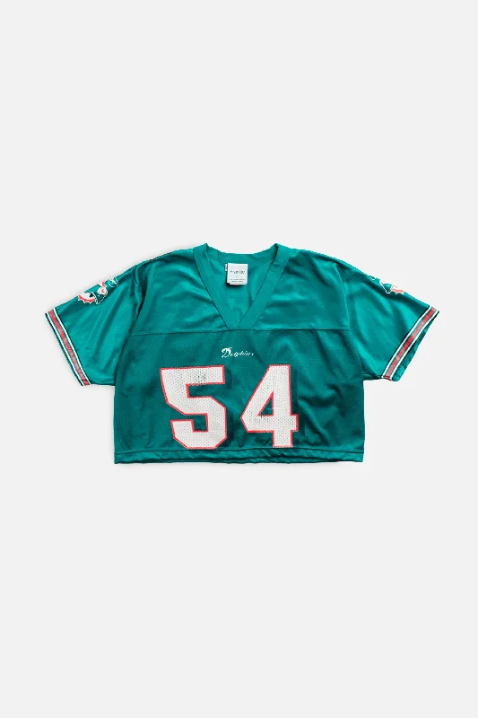 Rework Crop Miami Dolphins NFL Jersey - S