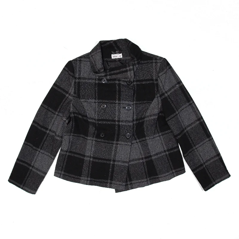 BIAGGINI Jacket Grey Check Womens M