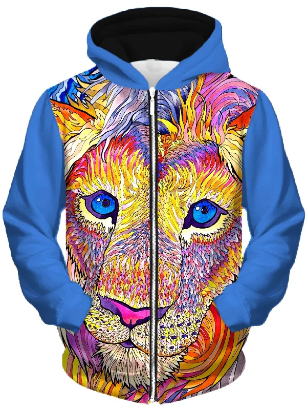 Kaleidoscopic King 2 Unisex Zip-Up Hoodie