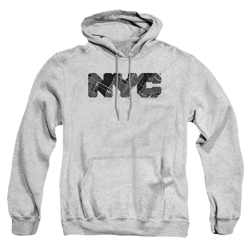 NYC Nyc Map Fill - Pullover Hoodie