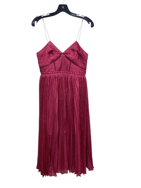 Dress Casual Midi By Clothes Mentor In Pink, Size: S