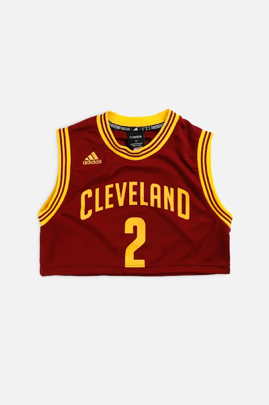 Rework Cleveland Cavaliers NBA Crop Jersey - XS