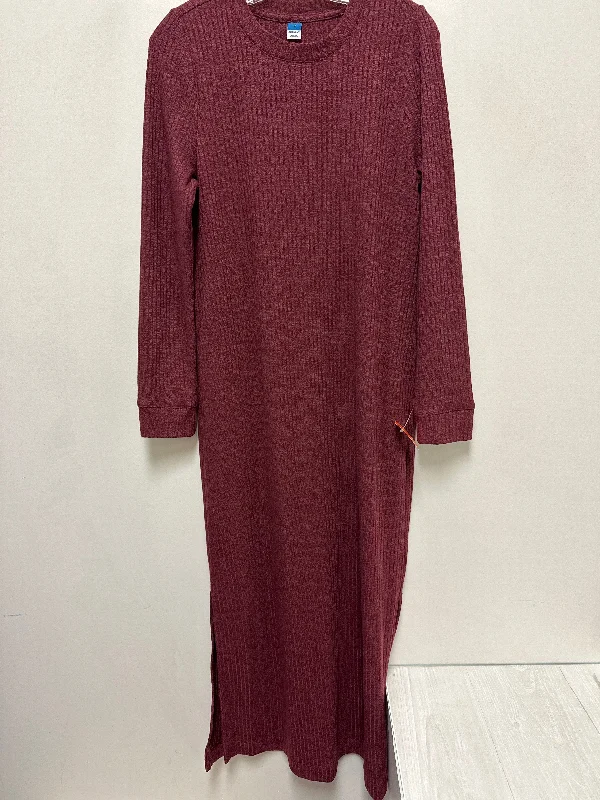 Dress Casual Maxi By Old Navy In Red, Size: M