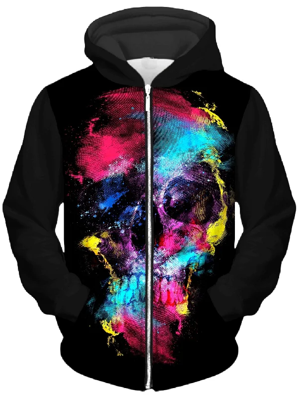 Skull 49 Unisex Zip-Up Hoodie