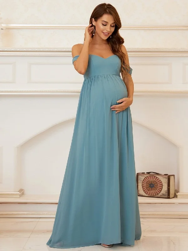 Sleeveless Sweetheart Neckline Wholesale Maternity Dresses