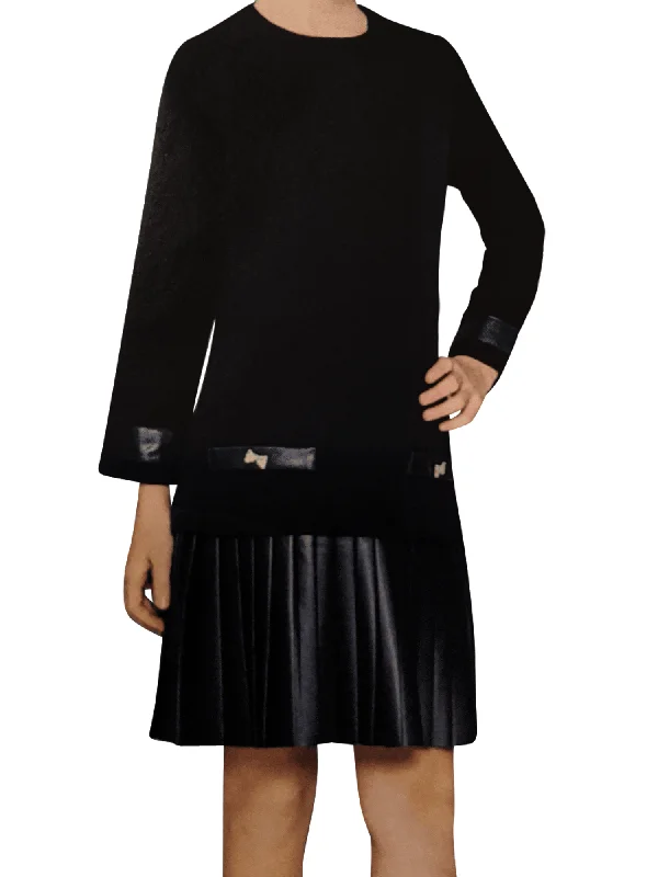 InCity Junior's Pleather Pleat Dress