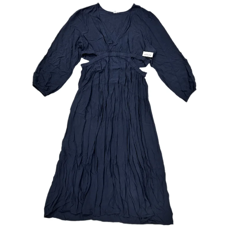 Dress Casual Maxi By Old Navy In Navy, Size: Xl