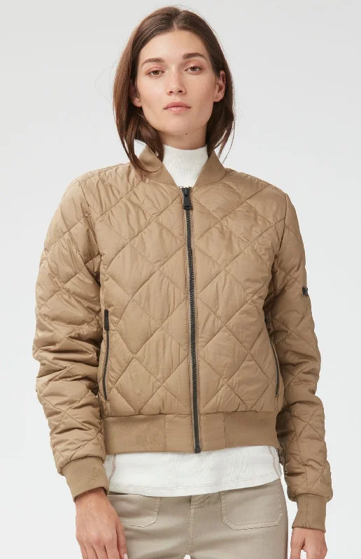 Metro II Bomber Jacket | Dark Khaki