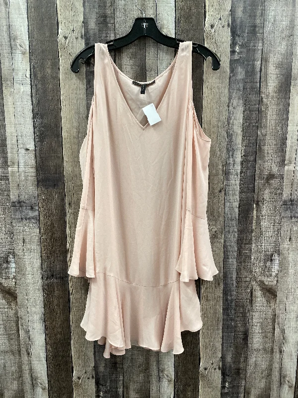 Dress Casual Midi By Bcbgmaxazria In Mauve, Size: S