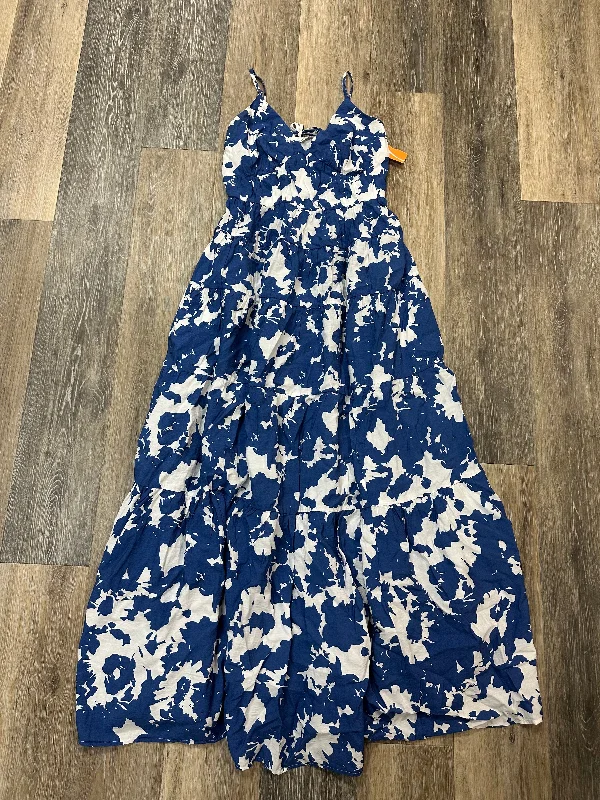 Dress Party Long By Abercrombie And Fitch In Blue, Size: Xs