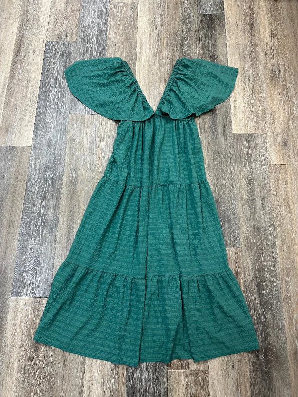 Dress Casual Maxi By Beyond Works In Green, Size: L