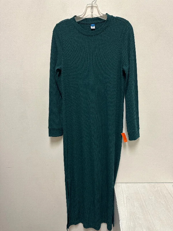 Dress Casual Maxi By Old Navy In Green, Size: M