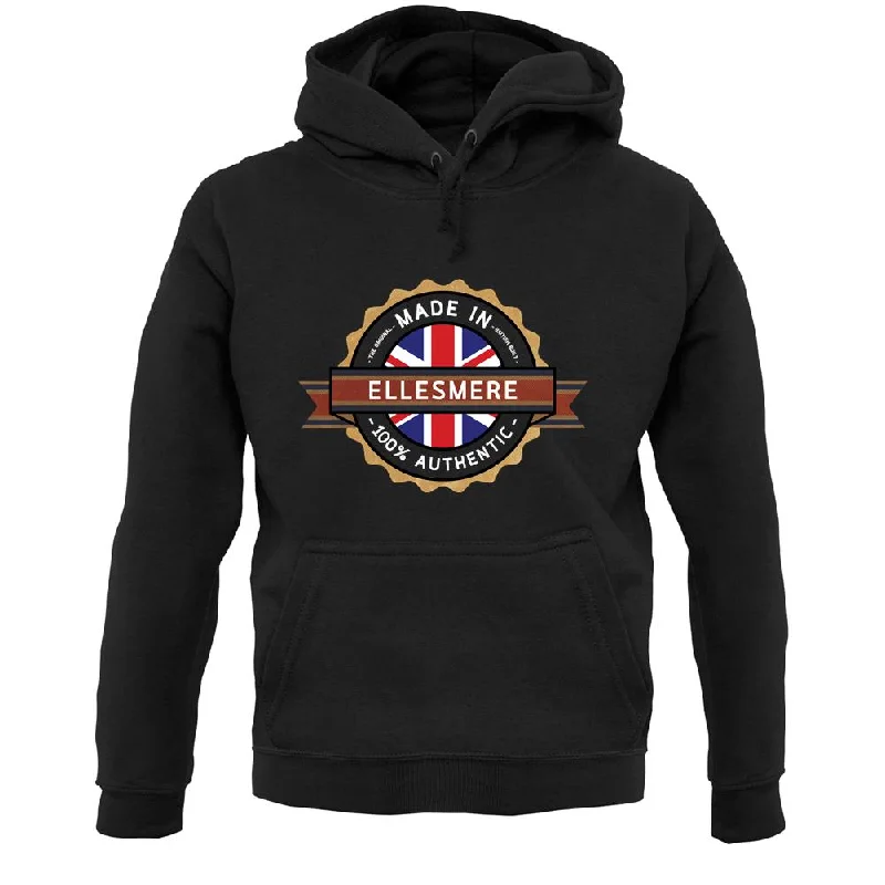 Made In Ellesmere 100% Authentic Unisex Hoodie