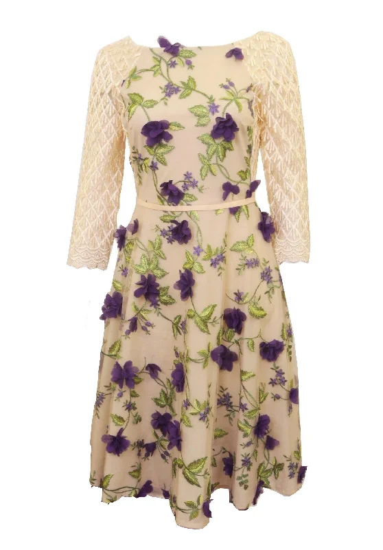 Womma Floral Applique Dress