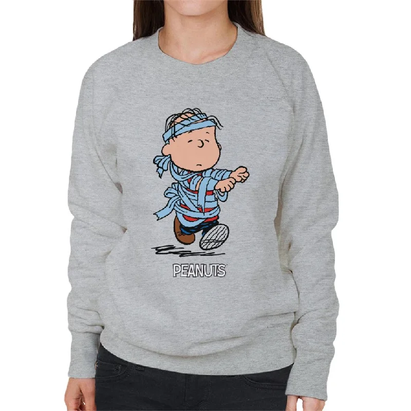 Peanuts Halloween Mummy Linus Van Pelt Women's Sweatshirt