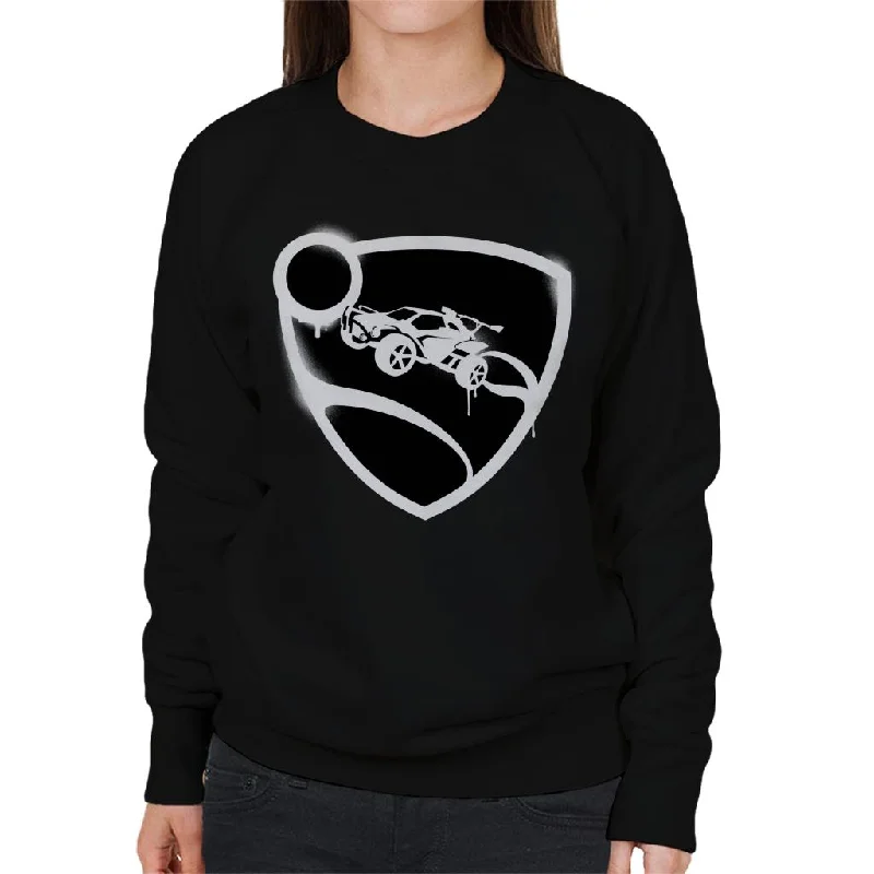 Rocket League Spray Painted Logo Women's Sweatshirt