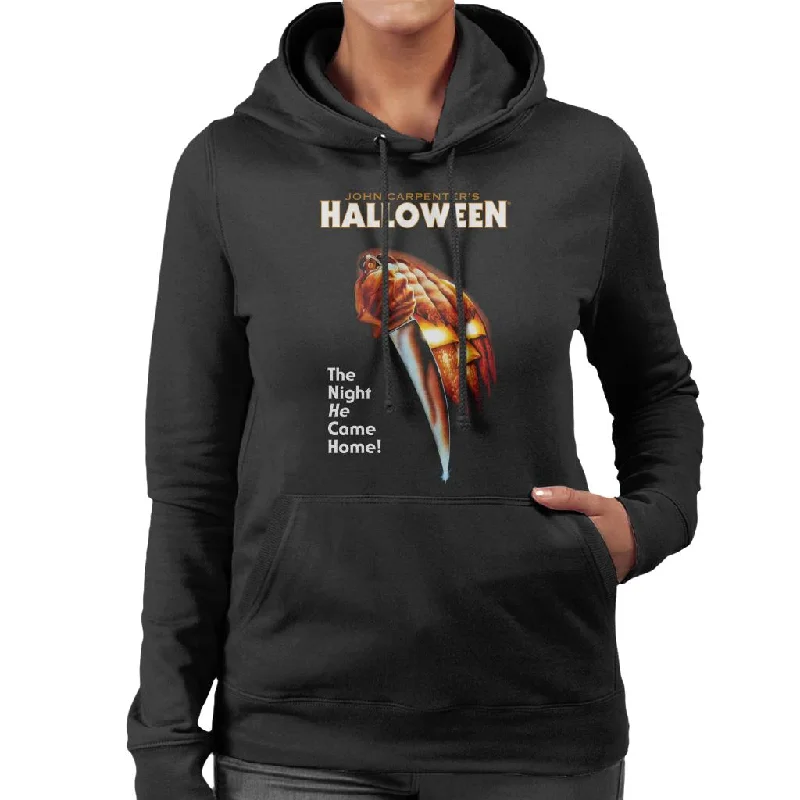 Halloween Pumpkin The Night He Came Home Women's Hooded Sweatshirt