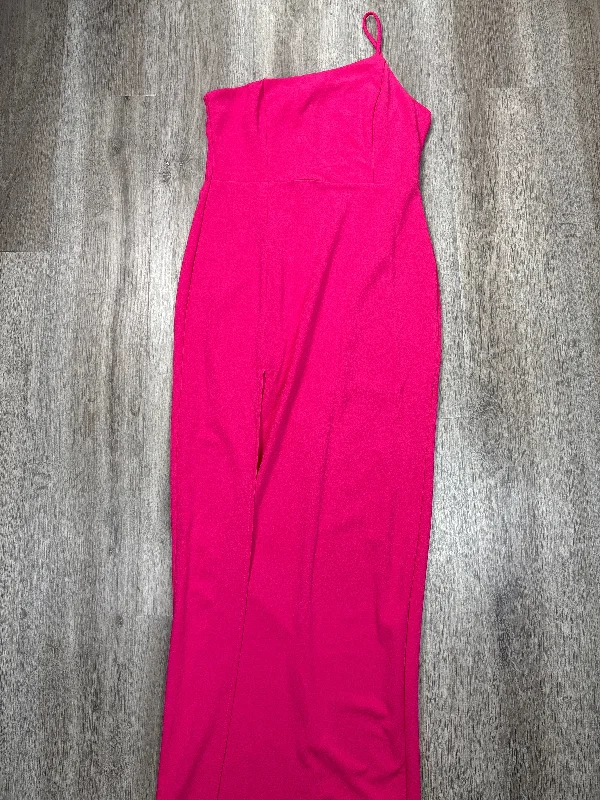 Dress Casual Midi By Maniju In Pink, Size: L