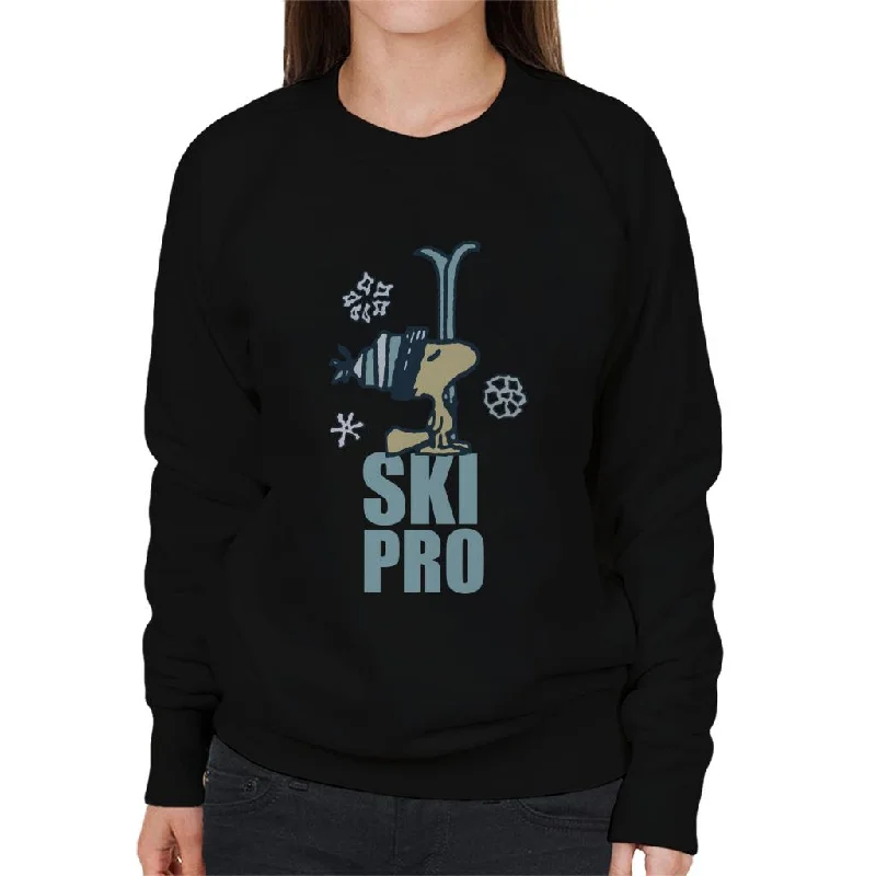 Peanuts Woodstock Ski Pro Women's Sweatshirt