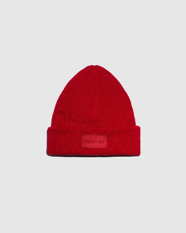 SENTALER Logo Alpaca Beanie