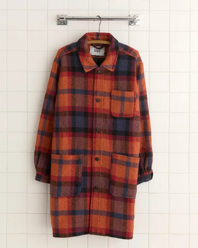 Clinton Street Plaid Coat