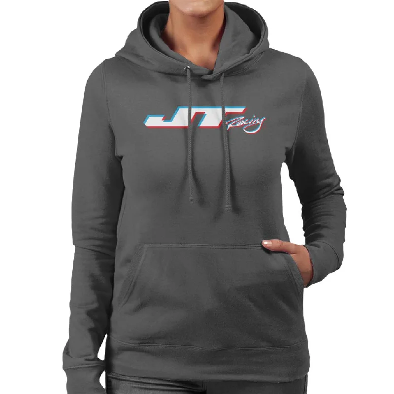 JT Racing 3D Logo Women's Hooded Sweatshirt