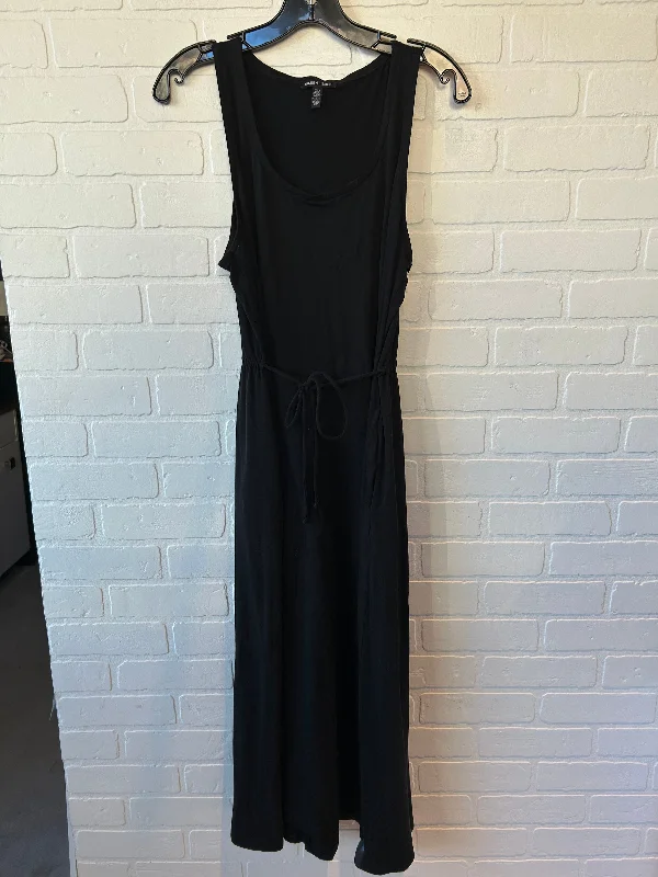 Dress Casual Midi By Eileen Fisher In Black, Size: M