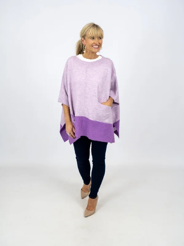 Md'M Purple Poncho