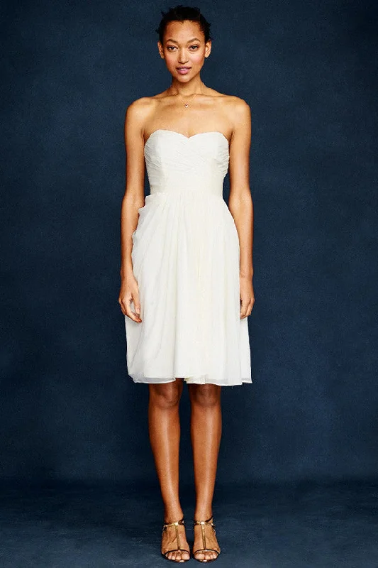 J. Crew Side-Swoop Wedding Gown