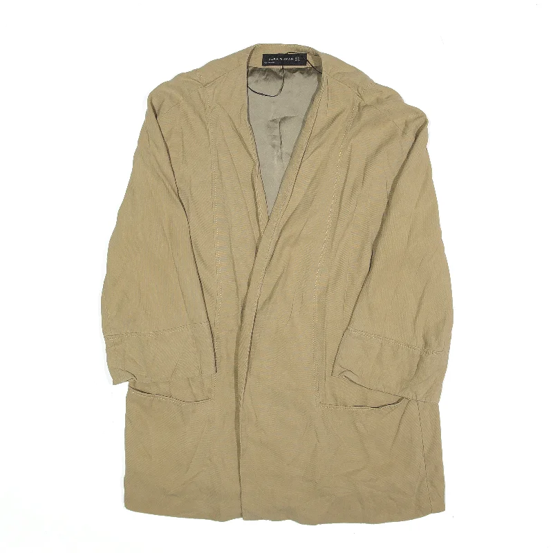 ZARA WOMAN Jacket Beige Womens M