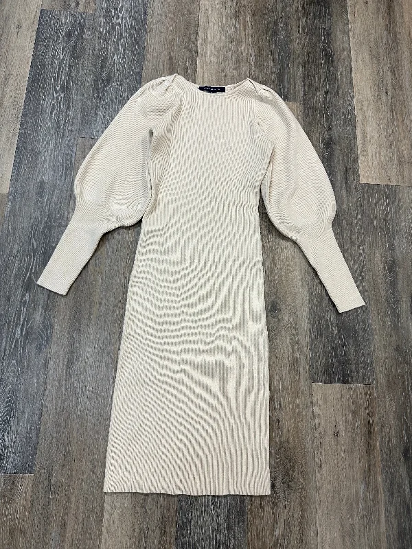 Dress Sweater By French Connection In Cream, Size: S