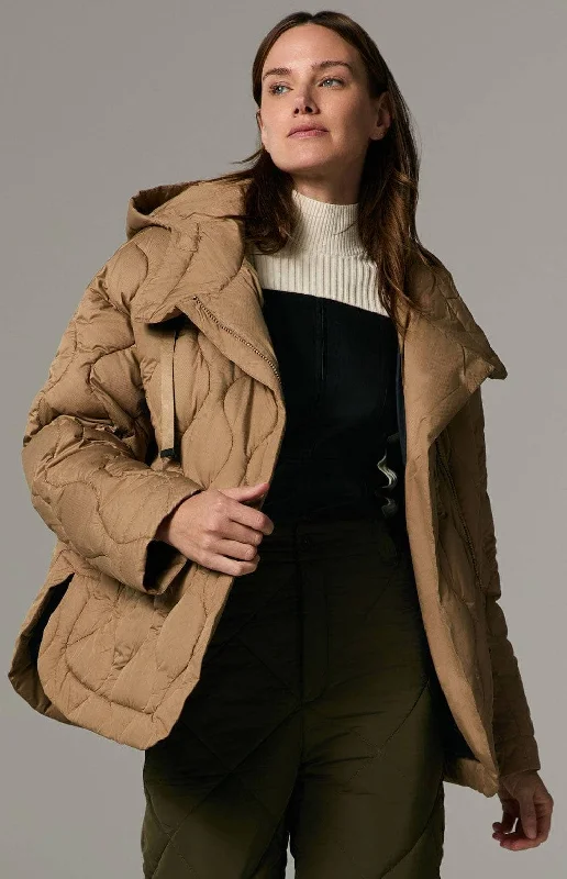 Nori Quilted Jacket | Dark Khaki