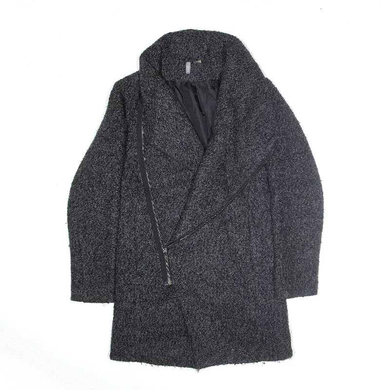 H&M Coat Grey Womens S