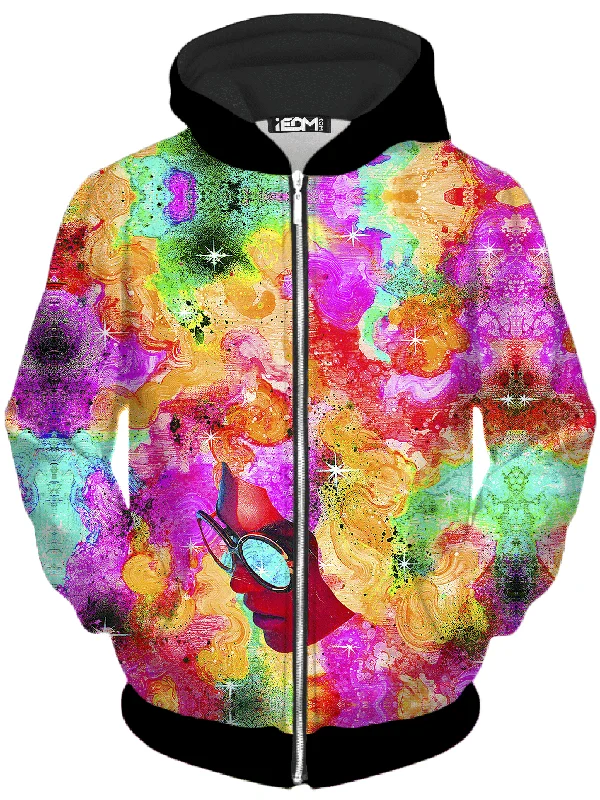 Pure Bliss Unisex Zip-Up Hoodie