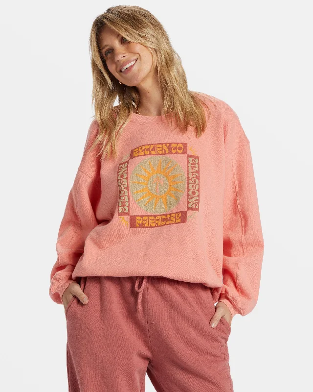 Twisties Kendall Pullover Sweatshirt - Peach Out