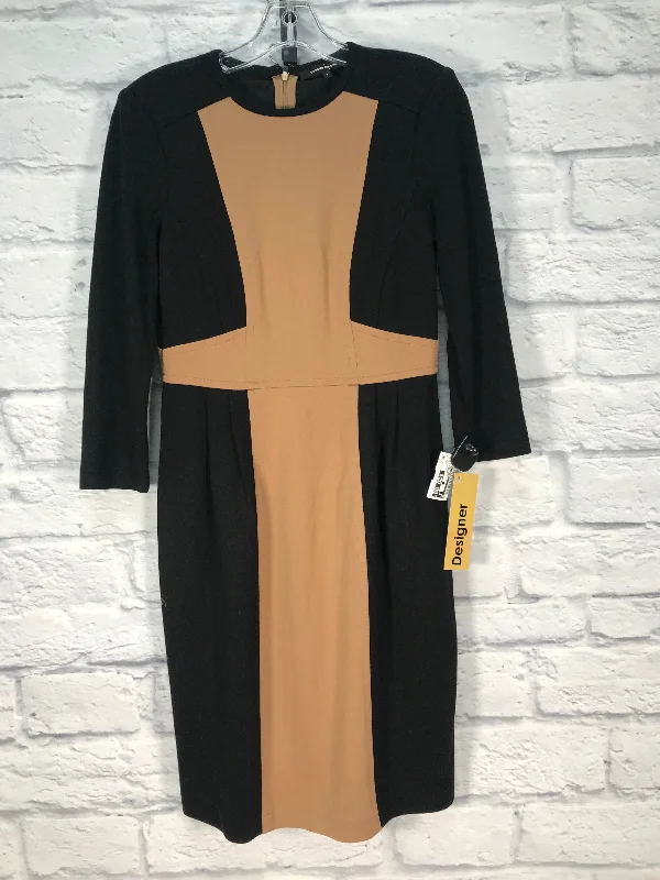 Dress Designer By Nanette Lepore In Black & Brown, Size: S